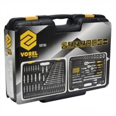 58700 VOREL Trusa tubulare 1/2, 216 piese, XXL..